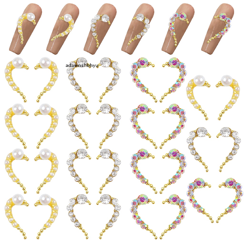 Set 30 Hạt Đá 3D Trang Trí Móng Tay Nghệ Thuật