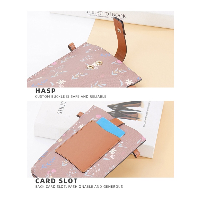 Túi Da PU Đeo Chéo In Họa Tiết Thời Trang Dành Cho Nữ