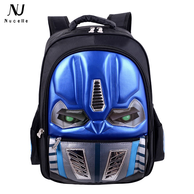 Bololo Balo Đi Học Vỏ Cứng Chống Thấm Nước Họa Tiết 3D Độc Đáo Cho Bé