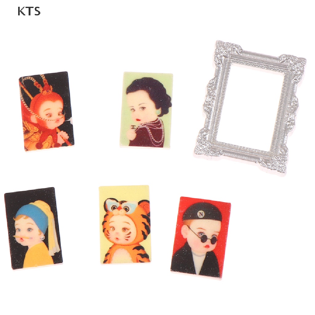 Khung Ảnh KTS 1 / 12 Trang Trí Nhà Búp Bê Phong Cách Retro