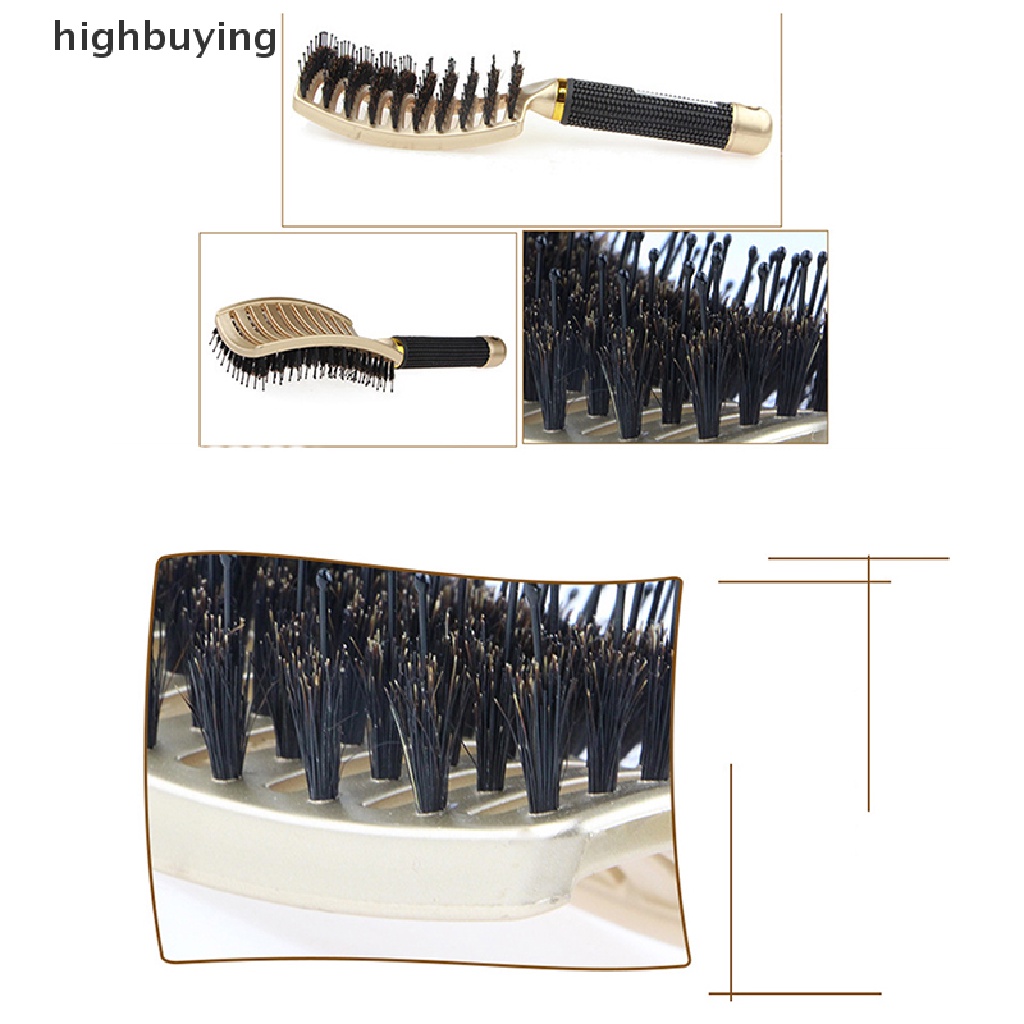 Lược Chải Tóc Massage Da Đầu Bằng Nylon Dành Cho Nữ