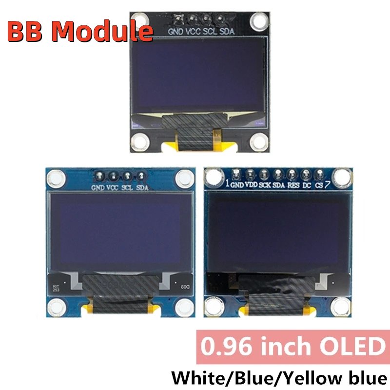 Bảng Mạch Màn Hình lcd 0.96 inch iic 128x64 i2c 12864 Chuyên Dụng