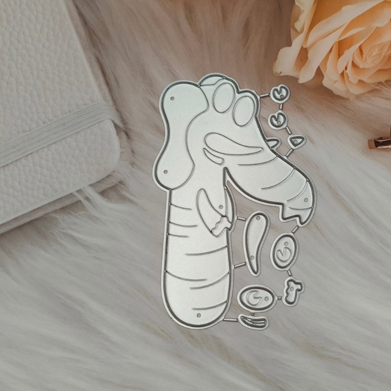 Khuôn Cắt Giấy Kim Loại Trang Trí Hình Động Vật Ngộ Nghĩnh