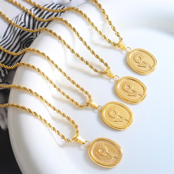 Dây Chuyền Nữ Dây Xoắn Dáng Dài 50cm Titan Ko Đen TT4627