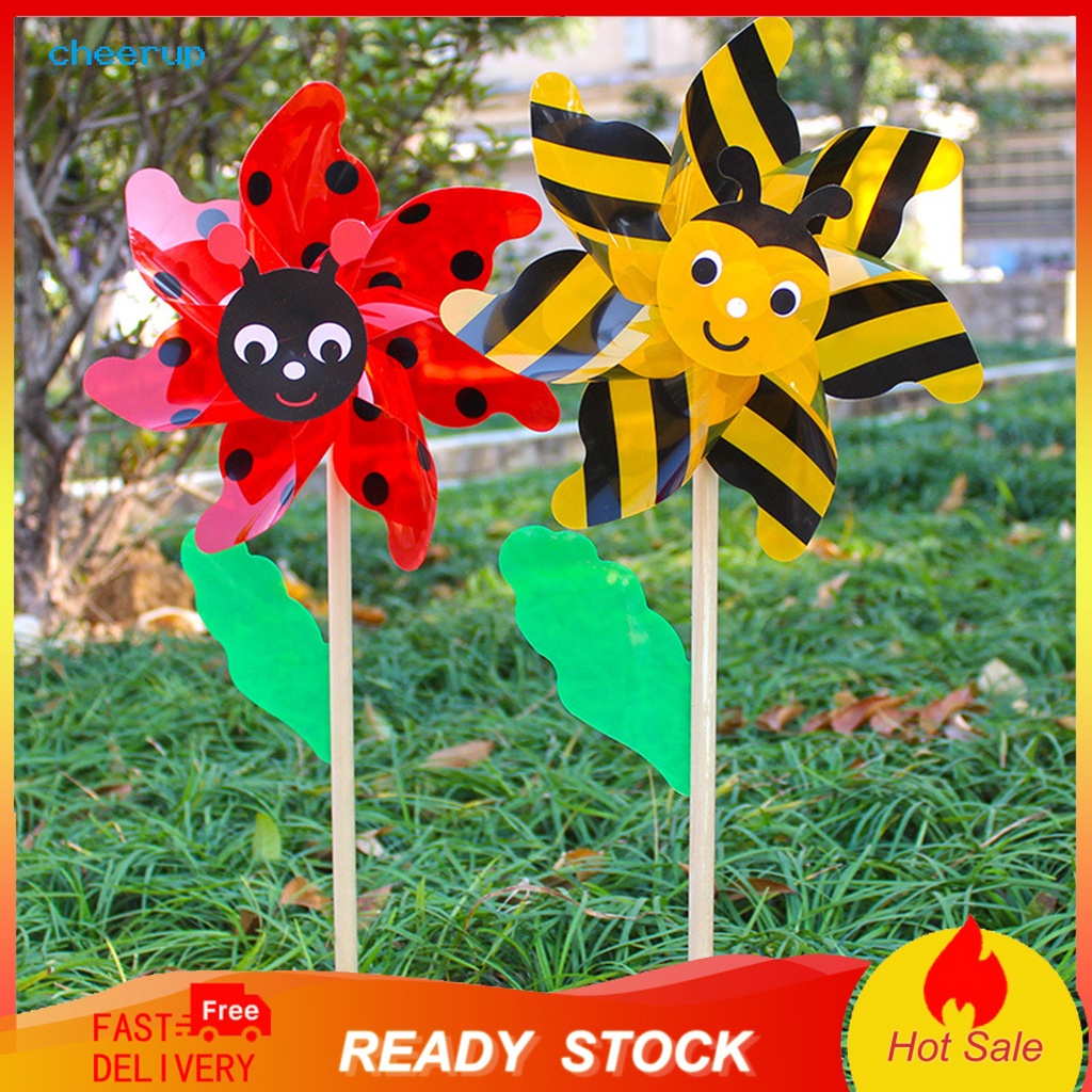 Cher Con Quay Đồ Chơi Spinner HìNh Bọ RùA Chấm Bi / Chú Ong Kẻ SọC Cho Trẻ Em