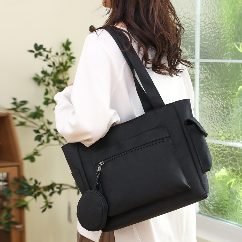 Túi tote Bằng Vải nylon Sức Chứa Lớn Thời Trang Dễ Phối Đồ Cho Nữ