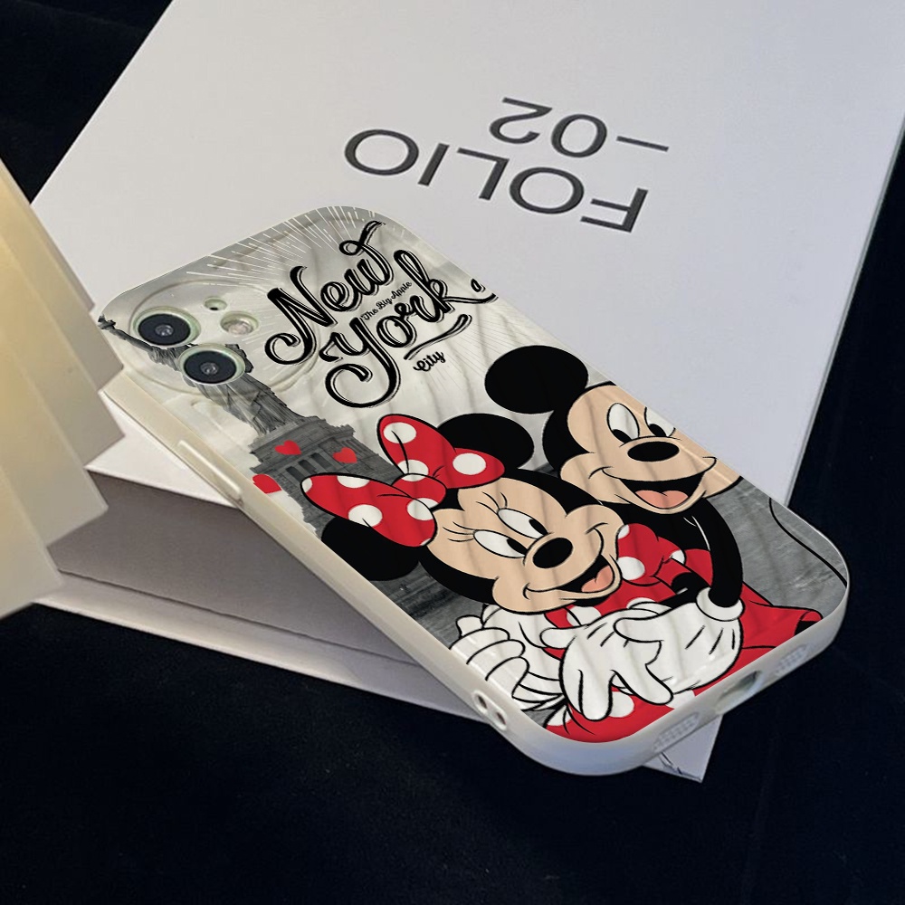 DISNEY Ốp Điện Thoại TPU Mềm Chống Sốc Hình mickey Minnie Cho IPhone 13 14 12 PRO mini 11 PRO Max Xs Max XR 7 8 Plus