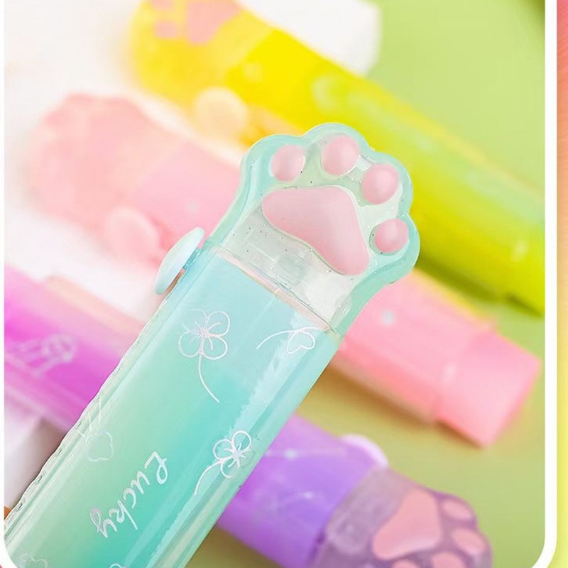 1 Cục Tẩy Bút Chì Hình Móng Vuốt Mèo Hoạt Hình Đáng Yêu