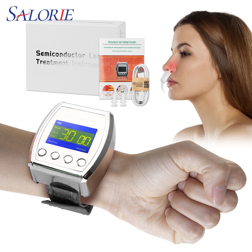Đồng Hồ Laser Đeo Tay Salorie 650nm Hỗ Trợ Giảm Cân