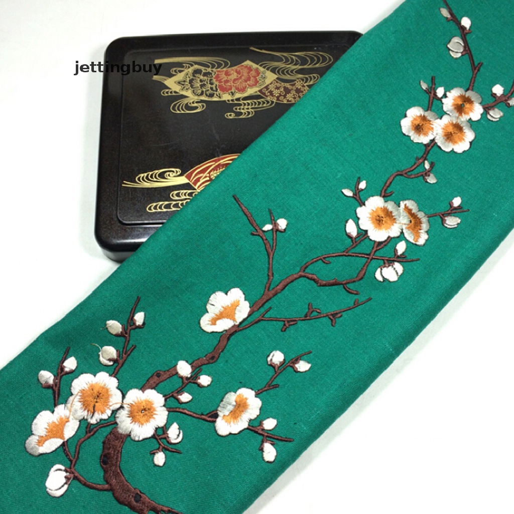 Phụ Kiện Chuyên Dụng Dành Cho Xe Đẩy Em Bé Sticker Ủi Thêu Hình Hoa Mận