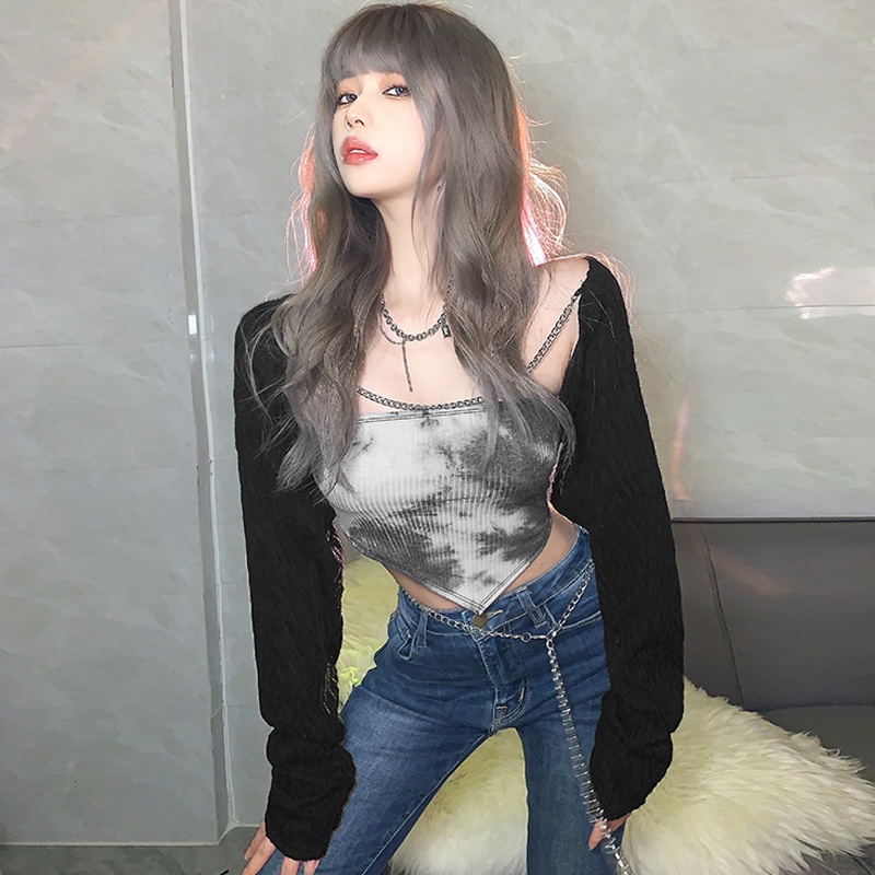 Kliou 2023 Mới Áo Choàng Cổ In Hình Phong Cách Đường Phố Retro Quyến Rũ Thời Trang Thường Ngày Mới 2023