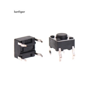 Lanf 100Pcs 6x6x4.5mm Panel PCB Momentary Tactile Tact Push Button Switch EN