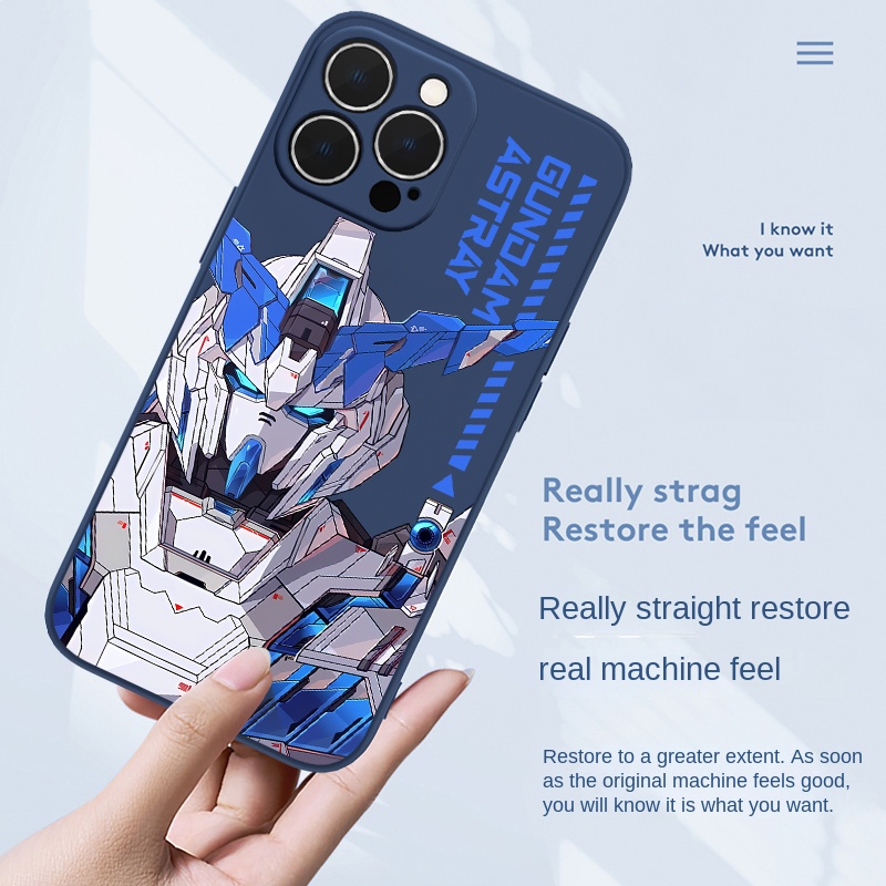 Gundam Ốp Điện Thoại In Hình Hoạt Hình Sáng Tạo Cho Iphone 14 12 13pro 11Promax x 8plus7 xr xsmax 6s mini6
