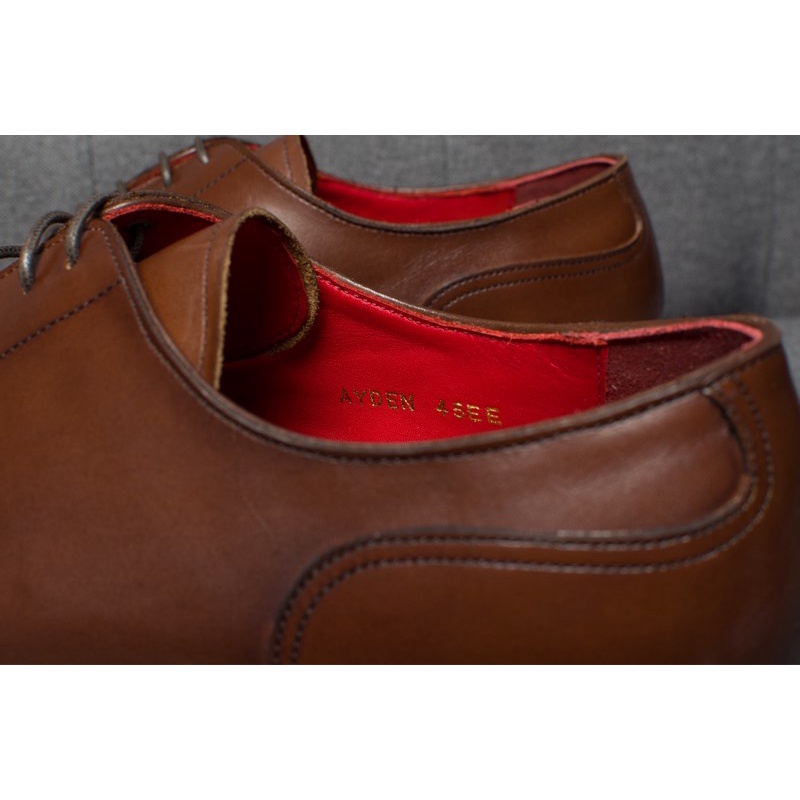 Giày Da Buộc Dây DERBY Da Bê Cao Cấp Thương Hiệu ROGER