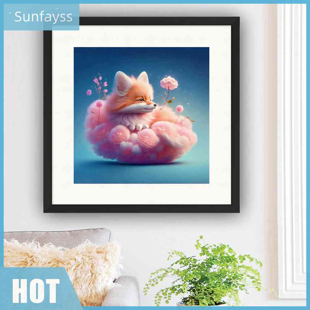 Tranh Đính Đá Kim Cương Toàn Bộ 5D DIY Hình Vẽ Cáo