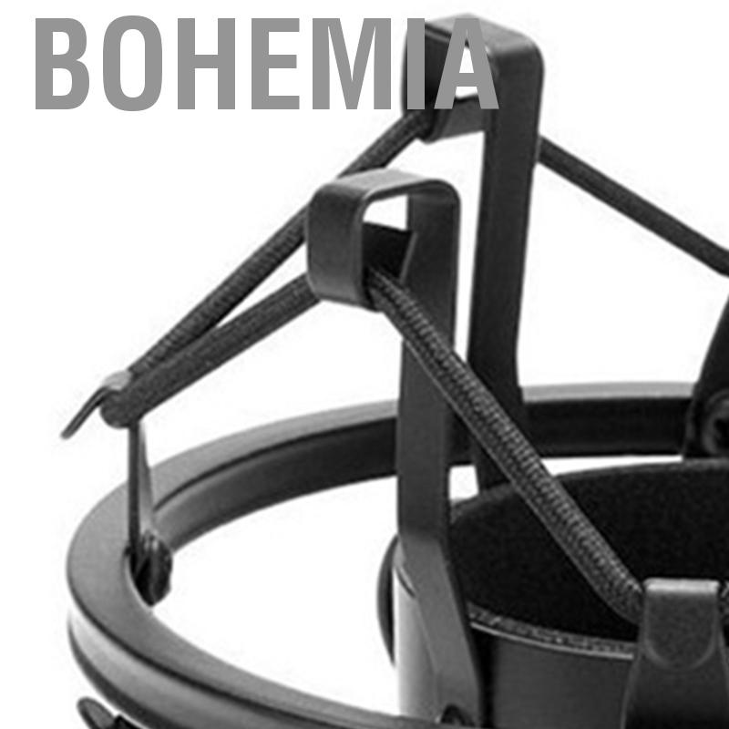 Bohemia Microphone Shock Mount Metal Mic Holder Stand Anti Vibration for Video Recording