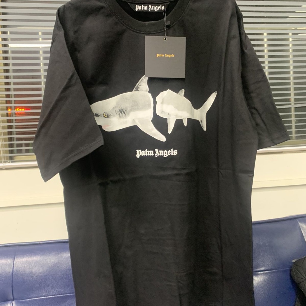 Bán Chạy!F &amp; X Áo Thun Tay Lỡ Dáng Rộng Màu Đen In Hình Cá Mập Palm Angels Decapitated Shark Phong Cách Cổ Điển Độc Đáo Cho Nam Và Nữ