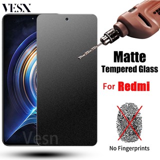  Kính cường lực chống vân tay mồ hôi màu nhám Cho Redmi K80 K70 Ultra K70E K60 K60E K50 K40 Gaming K30 K20 A4 A3 A2 A2+ A1 Pro+ Plus 5G 4G 2025 
