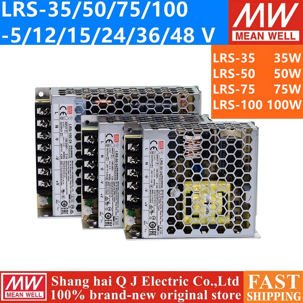 LRS-100-5 LRS-100-12 WELL MEAN LRS-100-15 LRS-100-24 LRS-100-36 LRS-100-48 LRS-100-3.3 Bộ nguồn chuy