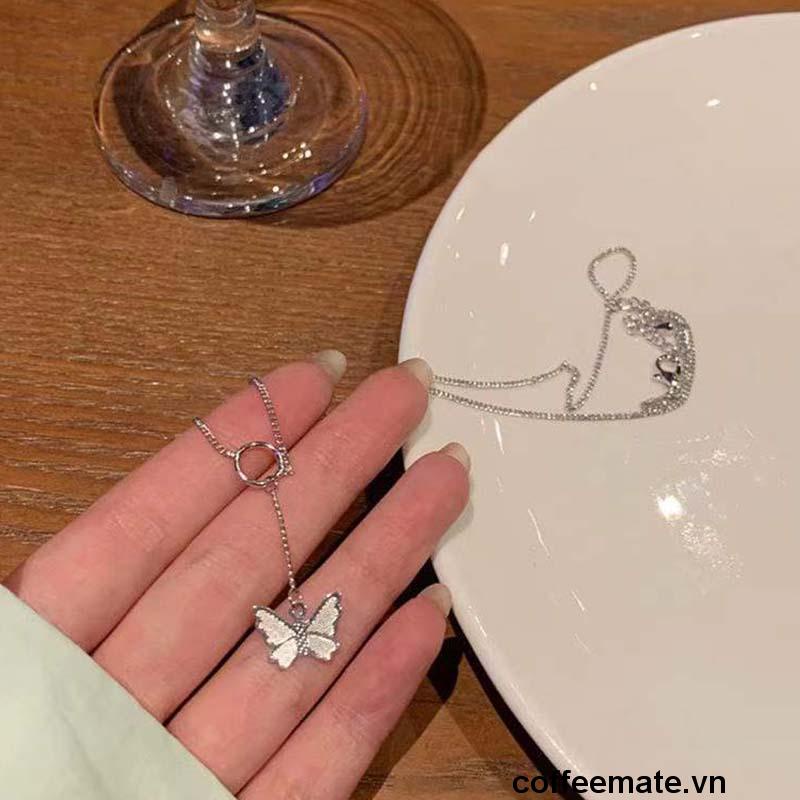 【coffeemate】⚡ Vòng cổ Cổ chuỗi xương cổ cổ nực phụ kiện chuỗi cổ