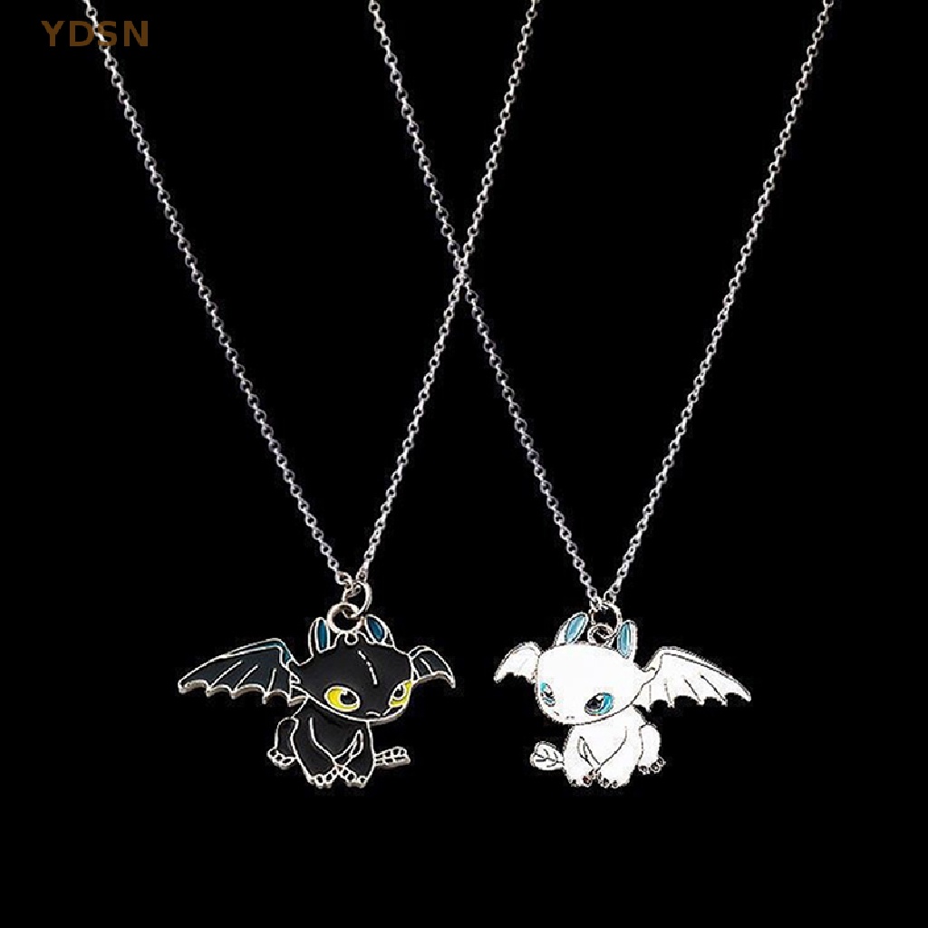 [YDSN] Vòng cổ Mặt Hình Hai Con Rồng Đen Trắng Làm Quà Tặng Cho Cặp Đôi RT