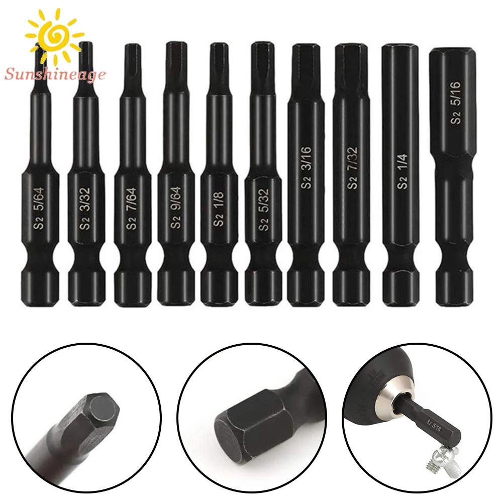 Bộ 10 Mũi Khoan Bằng Hợp Kim Thép 58-60 Hrc Chất Lượng Cao