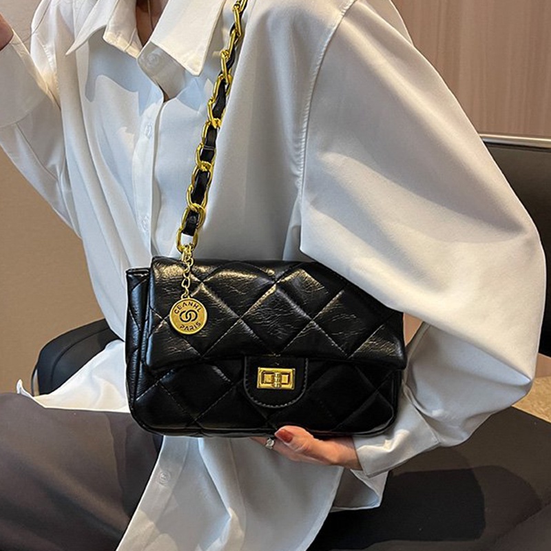 Túi Đeo Chéo Hình Vuông Nhỏ Thiết Kế Tinh Tế Hợp Thời Trang Cho Nữ