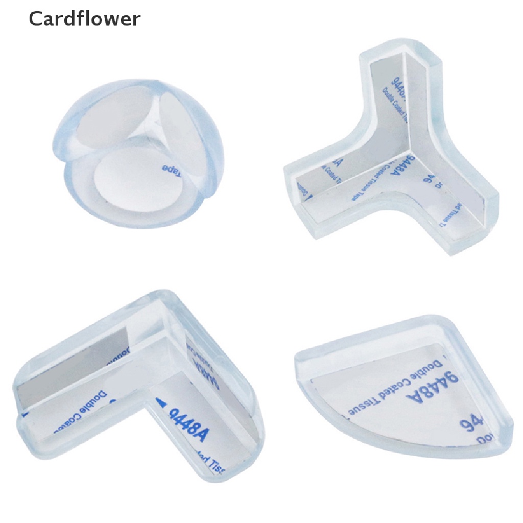 Bộ 4 Miếng Bọc Cạnh Bàn Bằng Silicon Mềm Trong Suốt Chống Va Chạm Bảo Vệ An Toàn Cho Bé