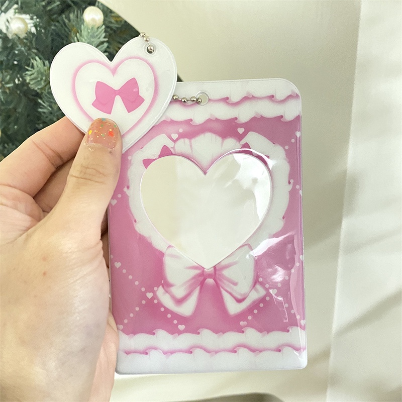 Goo Móc Chìa Khóa Bằng PVC 3 inch Họa Tiết Trái Tim Hoạt Hình Dễ Thương