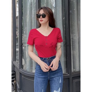 Áo kiểu nữ LOREN nhún ngực A61113