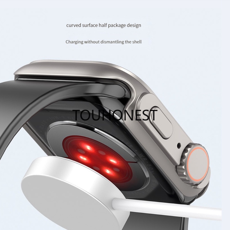 Phù Hợp Ốp Bảo Vệ Bằng PC Dành Cho Đồng Hồ Apple Watch 8 7 6 5 4 45mm 41mm 44mm 40mm