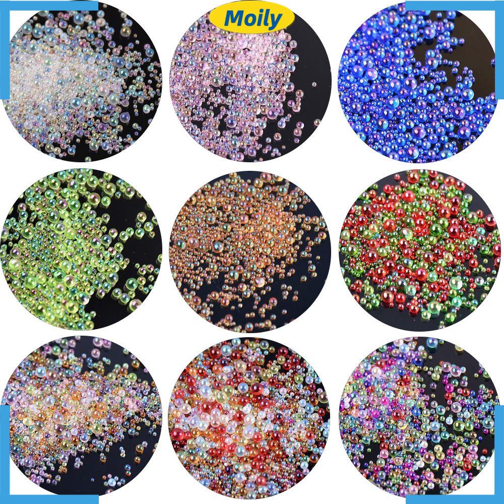 Hạt thủy tinh bong bóng mini dùng trang trí móng tay DIY