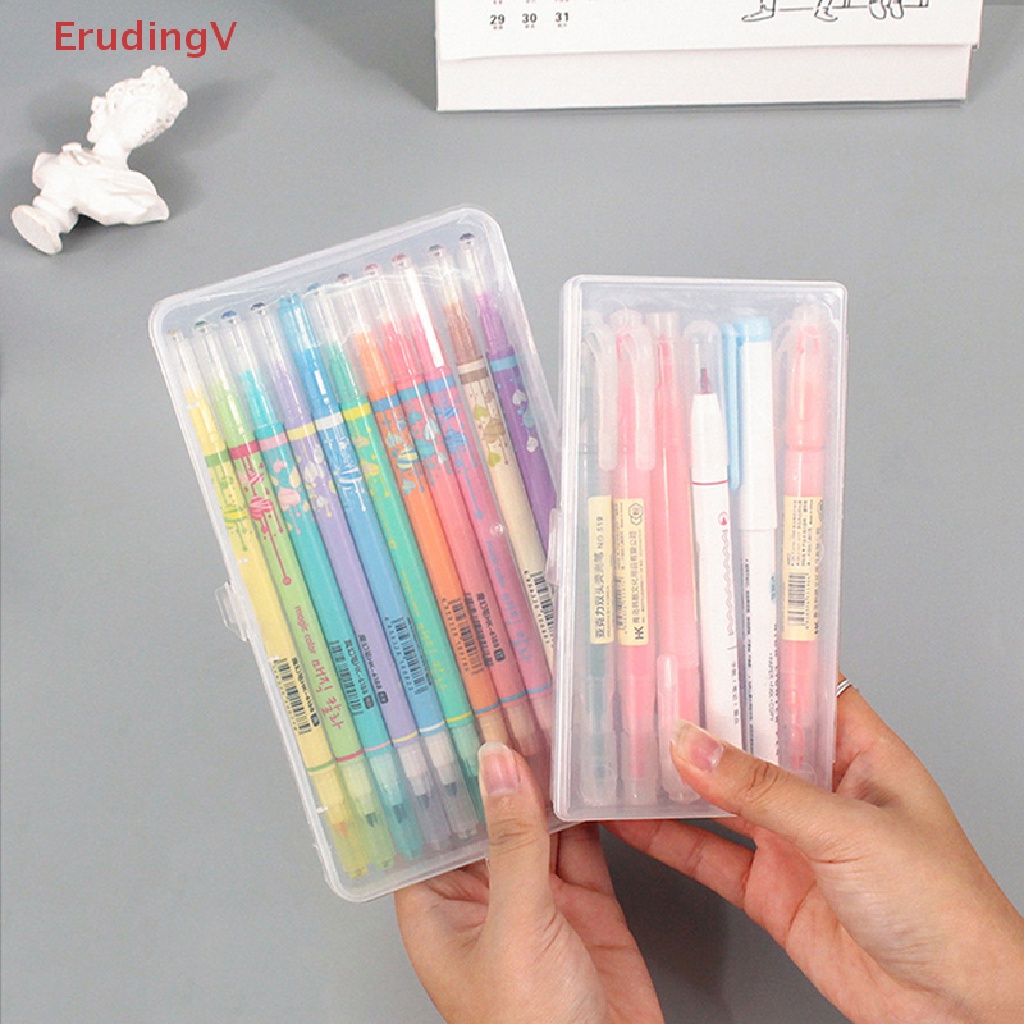 Hộp Đựng Bút Trong Suốt Để Bàn Tiện Dụng