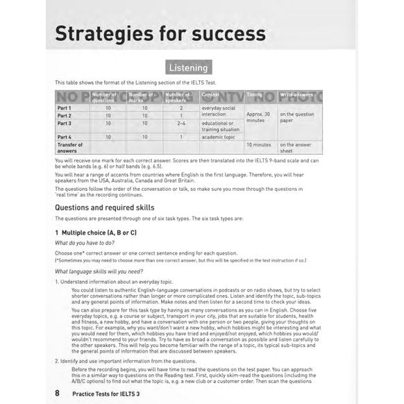 Sách Collins - Practice Tests For Ielts 3