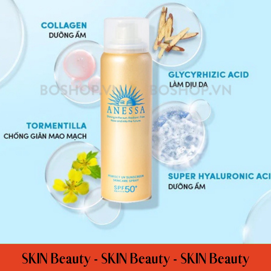 💥CHÍNH HÃNG💥 Kem Chống Nắng Và Dưỡng Da Anessa Với Thành Phần Super Ha Collagen Và Chiết Xuất Trà Xanh Uji Kyoto 43