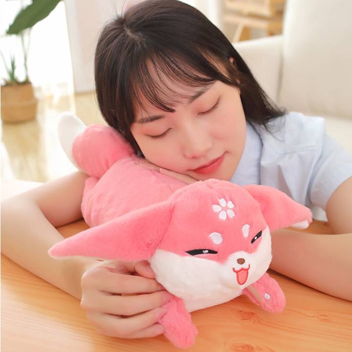 Búp Bê Cáo Nhồi Bông Jason Genshin Va Chạm Yae Miko Làm Quà Tặng Cho Bé