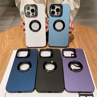 Ốp Điện Thoại Có Ngăn Đựng Ống Kính Sang Trọng Cho IPhone 14 13 pro max