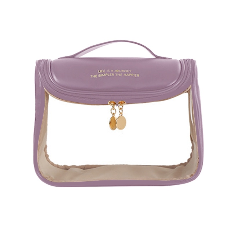 Túi Đựng Mỹ Phẩm Trong Suốt Sức Chứa Lớn Tiện Dụng Khi Đi Du Lịch