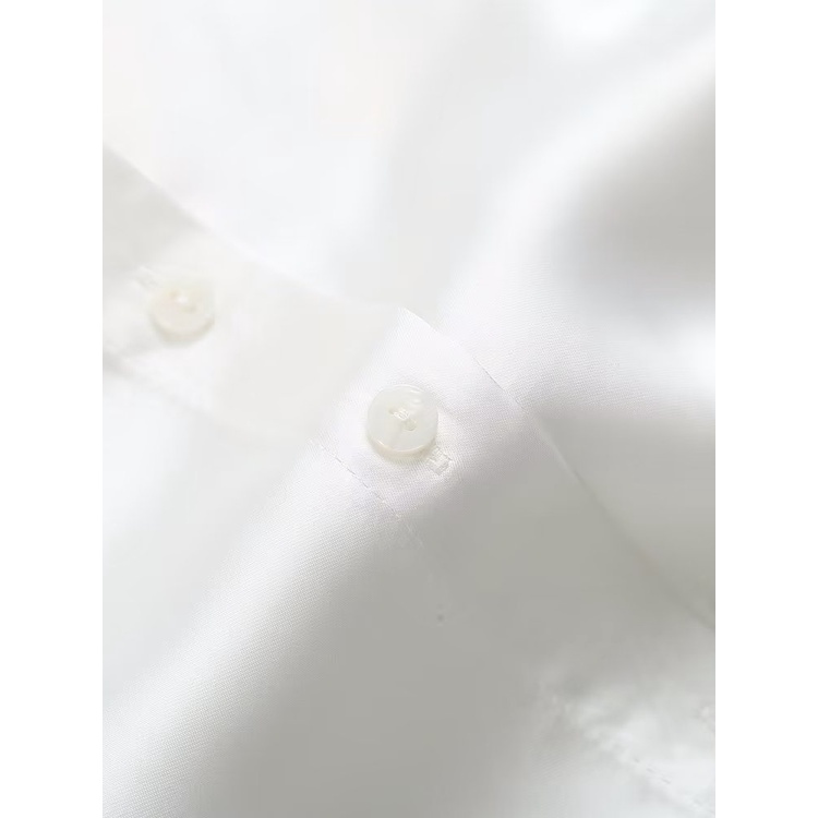 Áo Choàng Sơ Mi Zara Màu Trơn Cổ POLO Cột Dây Thời Trang Xuân Hè Cho Nữ Có 23 Kiểu2307512