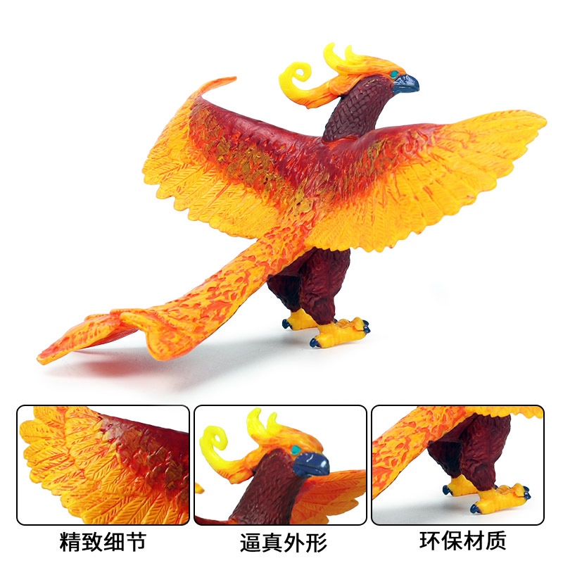 Novn Mô Hình Chim Phượng Hoàng Đồ Chơi Trang Trí
