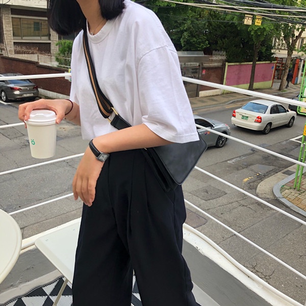 Túi đeo chéo đeo vai nam nữ da pu cao cấp chống nước hình vuông phong cách retro hàn quốc trẻ trung Bomo