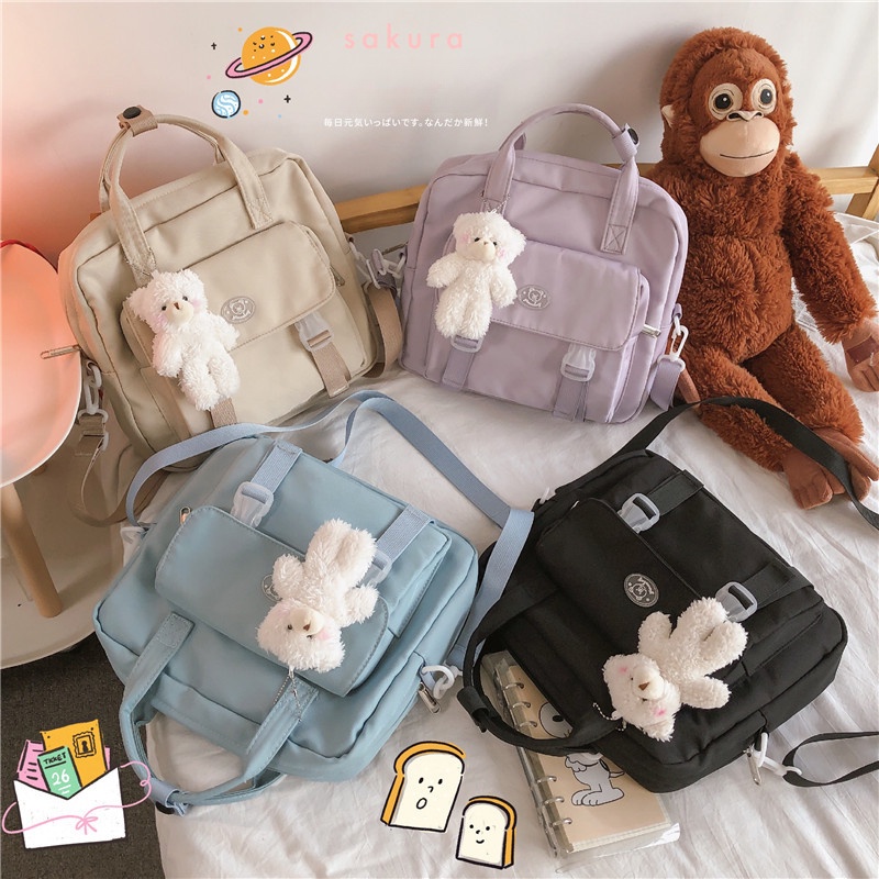 Kawaii Ba Lô Sử Dụng Có Túi Vệ Sinh Túi Ita Dễ Thương Trong Suốt Túi Đeo Ngang DIY Búp Bê Hiển Thị Túi Đeo Vai