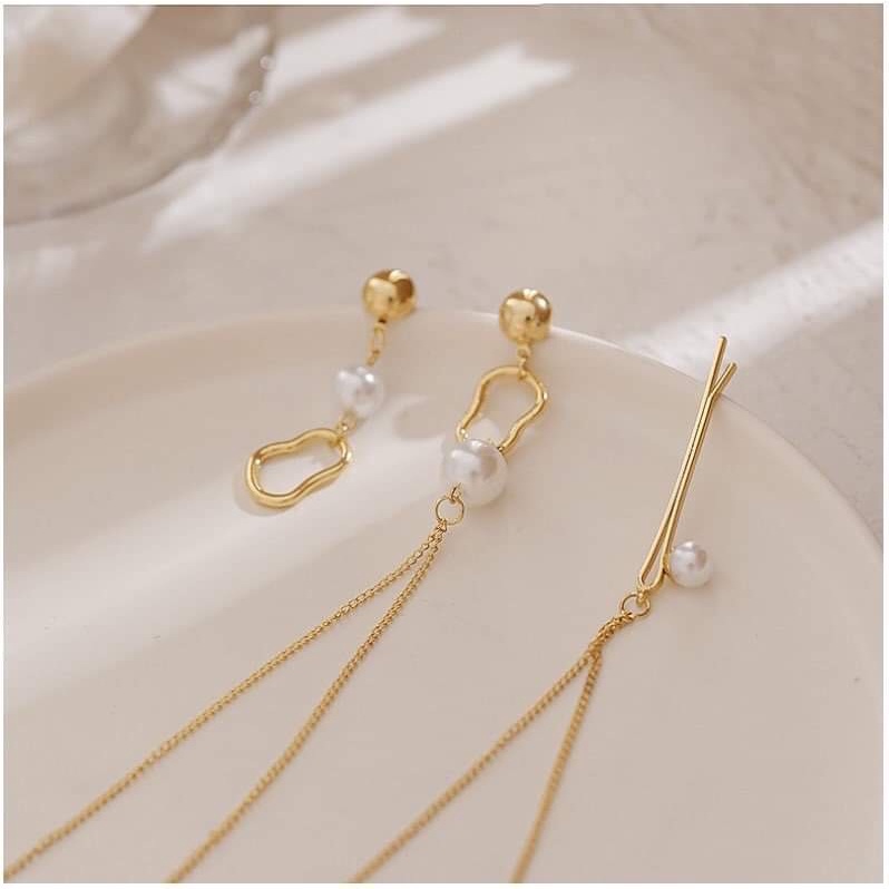 Bông tai kèm kẹp tóc thời trang cá tính B233 MPHT111