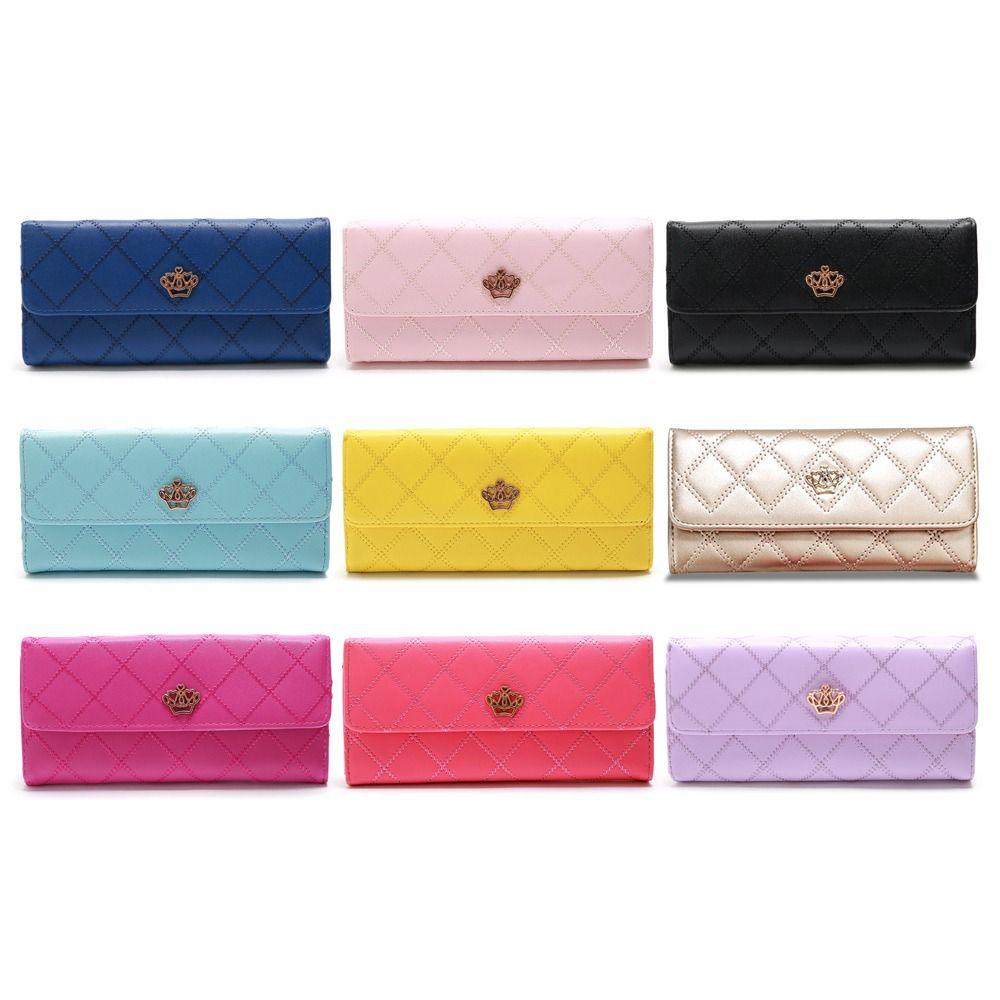 Ốp Điện Thoại Da Dạng Ví Dài Có Khóa Kéo Cho Nữ