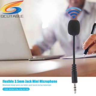 Flexible 3.5mm Jack Mini Microphone Mic for PC Mobile Phone Laptop Notebook