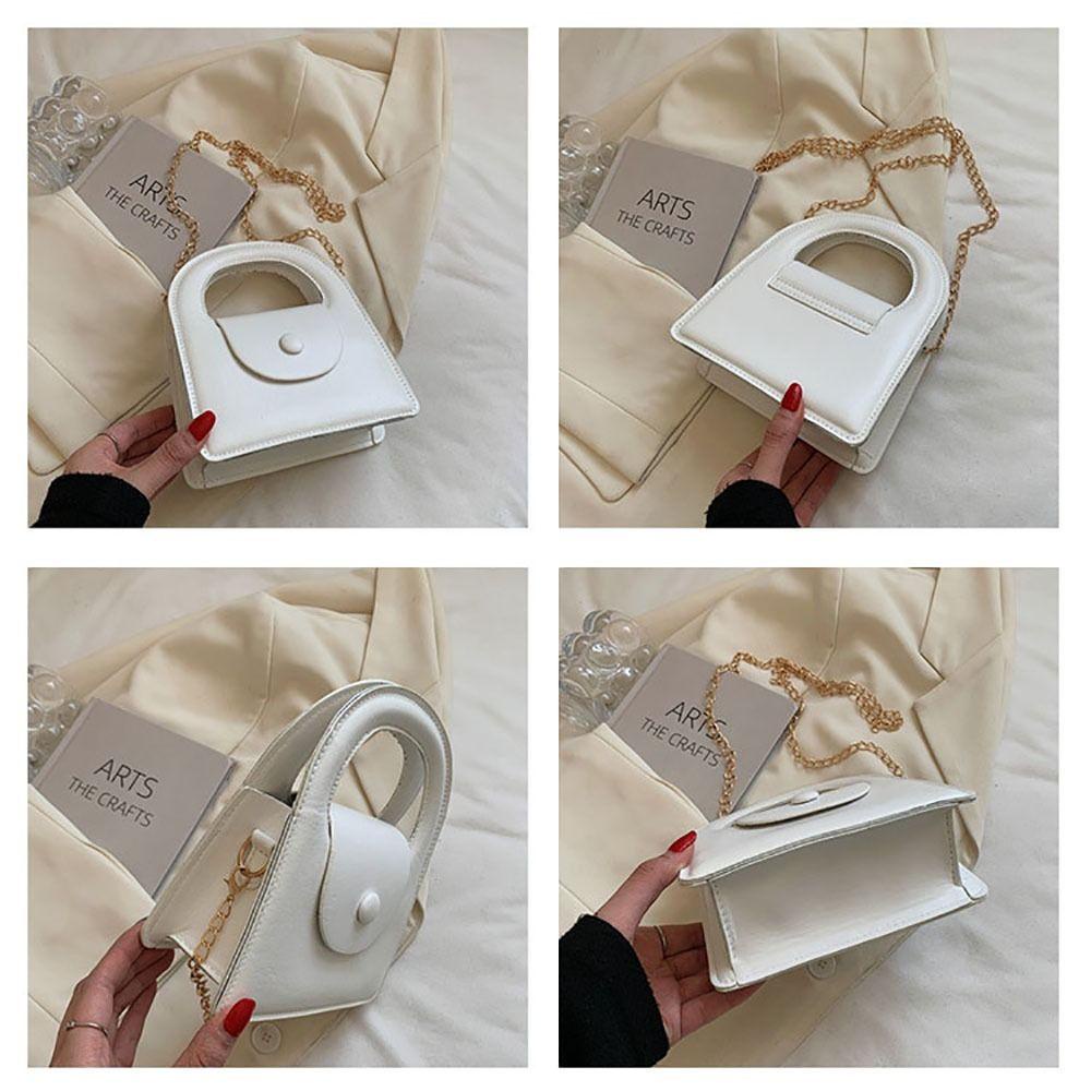 BEBETTERM Túi Xách Mini Phối Dây Xích Đeo Vai Cá Tính