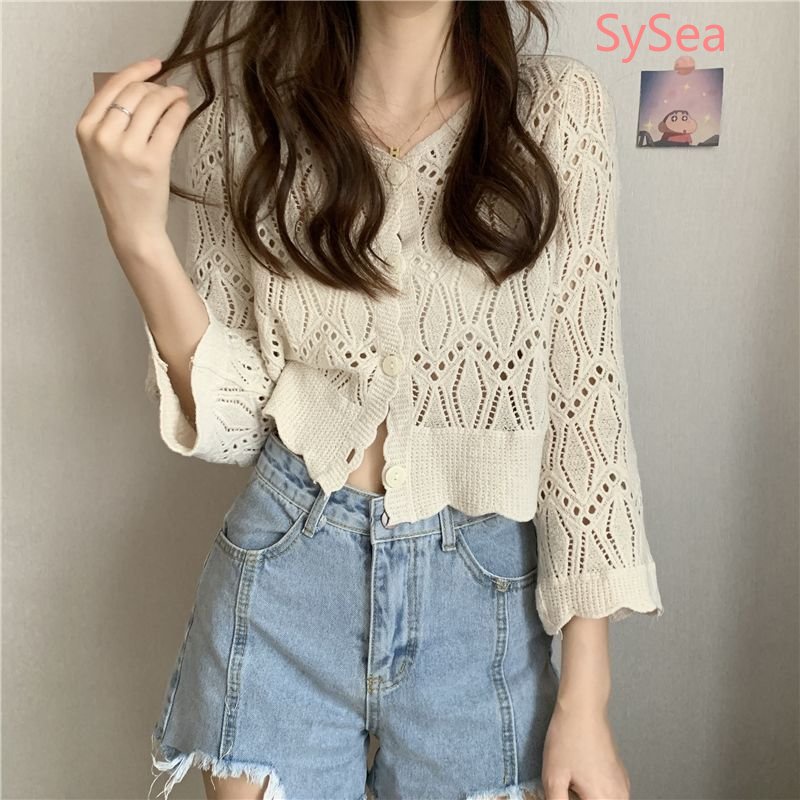 Áo Sơ Mi Chống Nắng Thiết Kế Tối Giản Thời Trang Pháp Cho Nữ