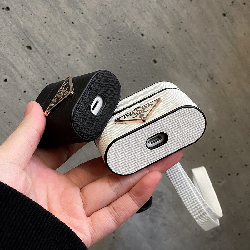 Luxury Brand Airpods Pro Airpods Pro3 1 Airpods2 Bluetooth Headset Protective Sleeve Phone Case for Apple Airpods Pro 2 Leather Sheath Tws Headset Protective Cover