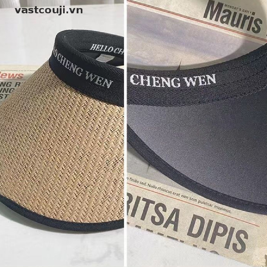 1 Nón Cối Rộng Vành Che Nắng Chống Tia UV Thời Trang Đi Biển Mùa Hè Cho Nữ