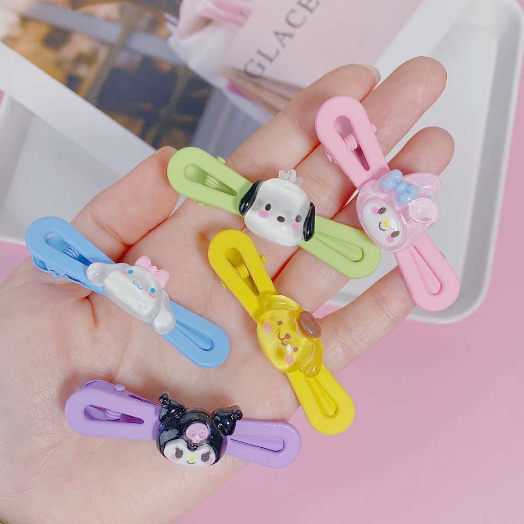Kẹp Tóc Hình Cún Kulumi Melody Sanliou Cinnamon Màu Sắc Ngọt Ngào Xinh Xắn Cho Nữ